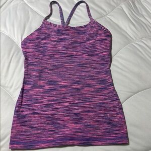 Ivivva Pink and Purple Striped Tank‎ Top